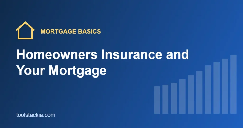 Illustration for a guide to homeowners insurance requirements for a mortgage