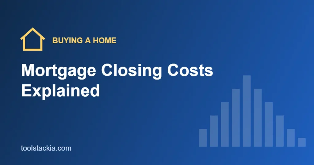 Illustration for a guide to mortgage closing costs