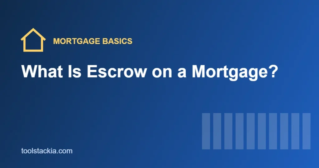 Illustration for a guide to mortgage escrow accounts for taxes and insurance