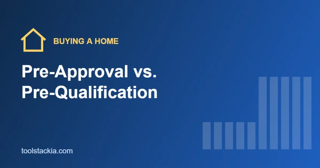 Illustration for a guide to mortgage pre-approval and pre-qualification