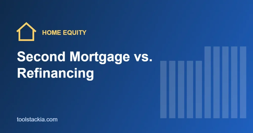 Comparison graphic for home equity loans and refinancing